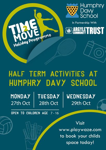 Time 2 Move Half Term School   Oct25